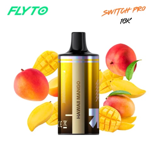 FLYTO Flyto Switch Pro 10000 Puffs Disposable Cartridge Hawaii mango